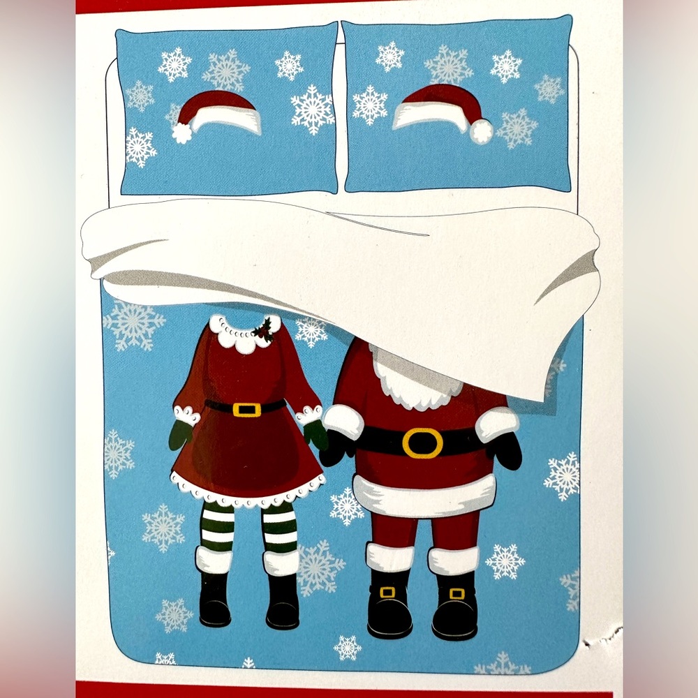 Mr & Mrs Claus Duvet cover set